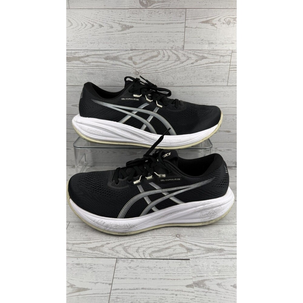 Asics Gel-Cumulus 28 1011C147 Black 10 2E Mens Sneakers Mesh Running Shoes #151